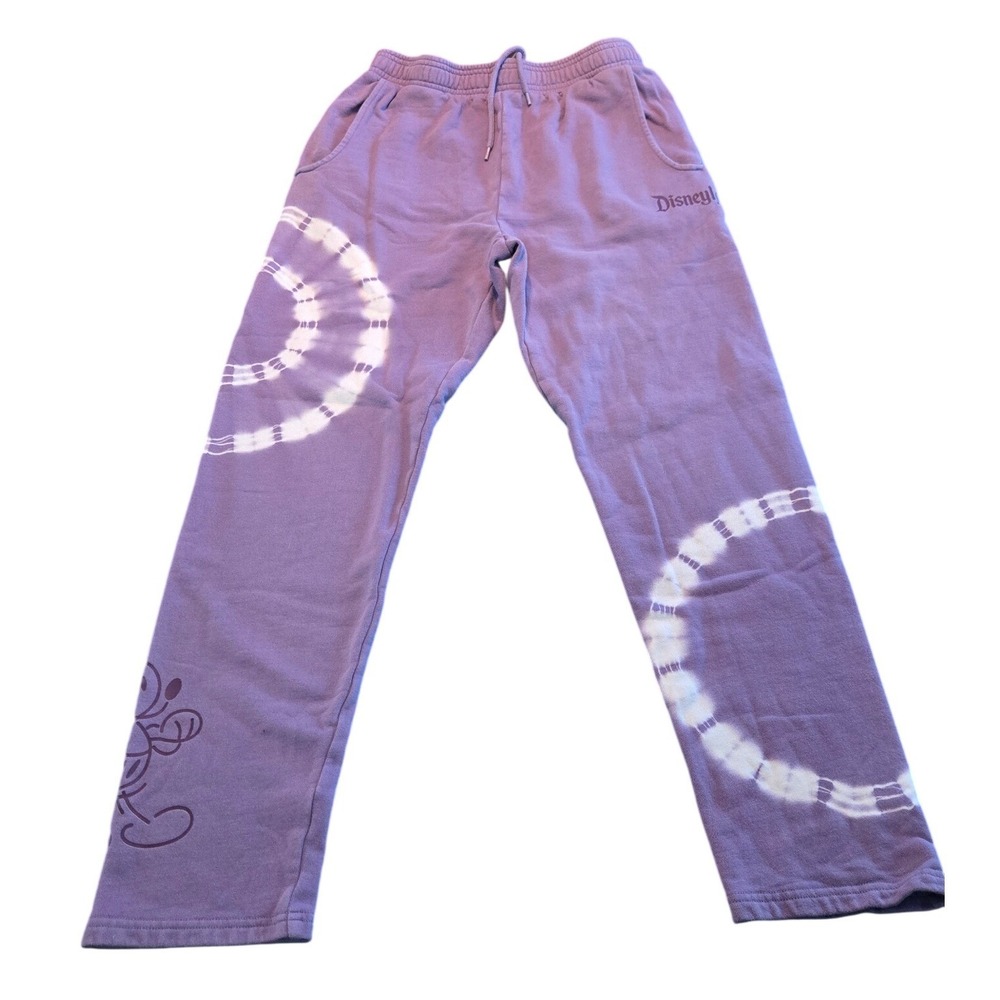 Disneyland Resort Mickey Mouse Tie Dye Sweatpants Purple Women's S